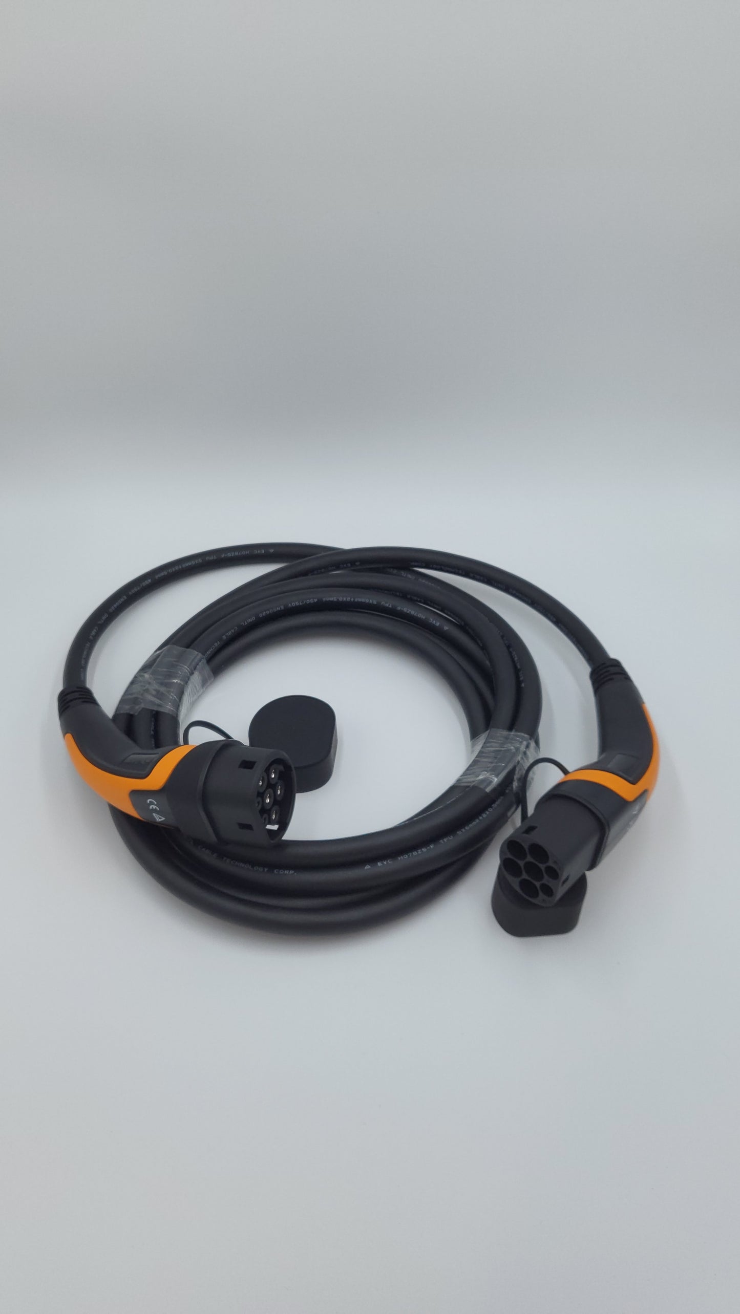Cavi di ricarica Auto Elettrica - Tipo 2 TRIFASE - Colore Arancione - Lunghezza cavo: 5 metri