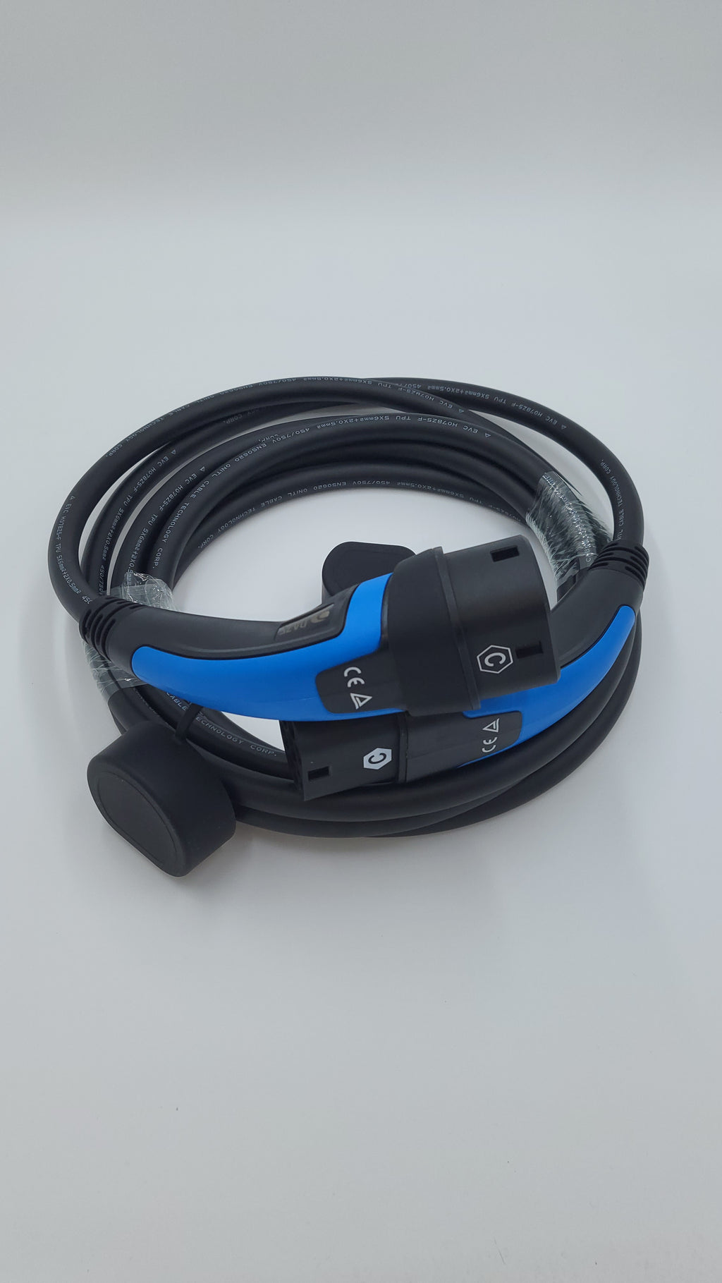 Cavi di ricarica Auto Elettrica   - Tipo 2 TRIFASE - Colore Blu - Lunghezza cavo: 5 metri