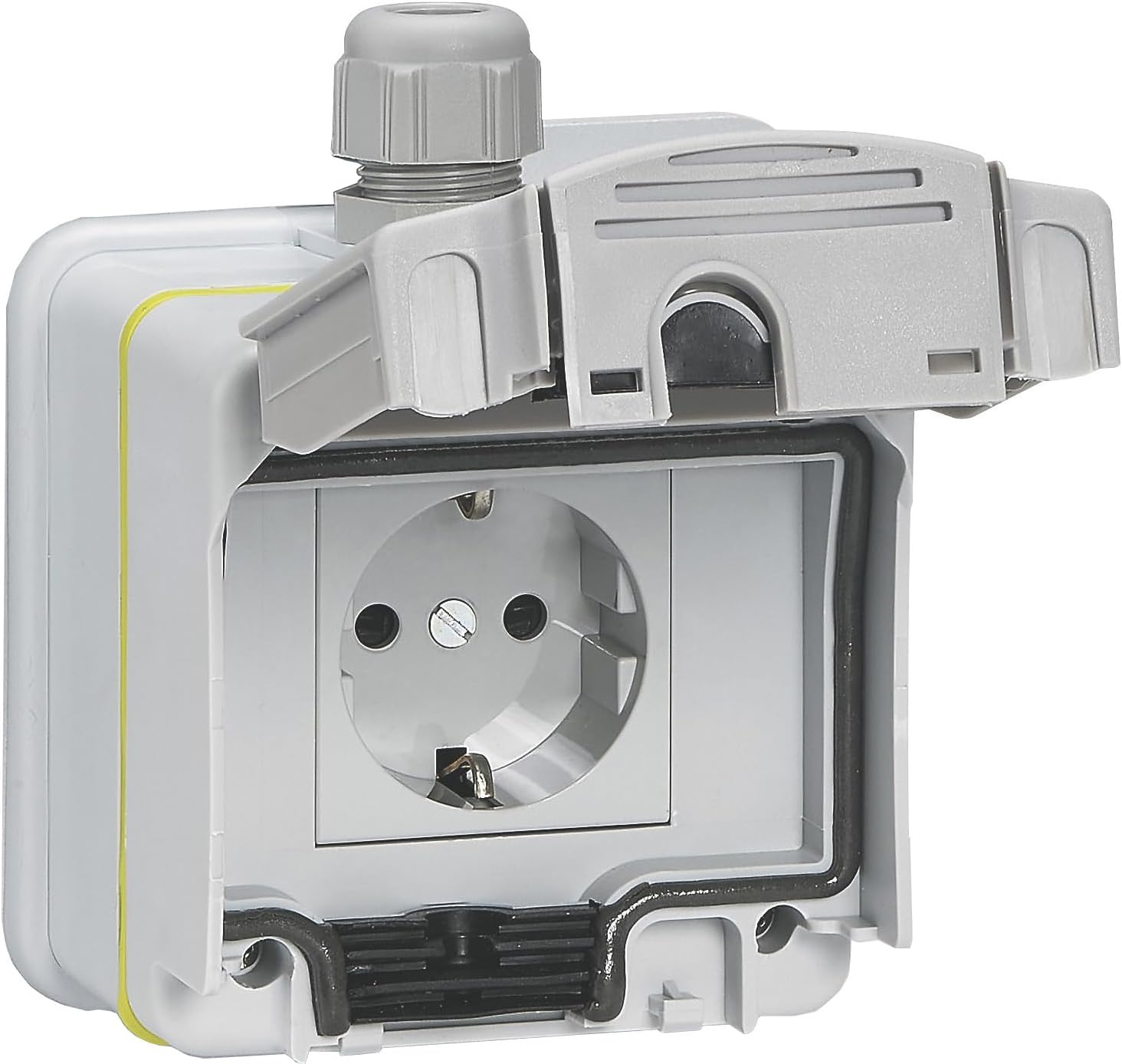 Presa per auto elettriche, Green 'Up, compatibile con modalità 1 e 2, 1 fase, 16A, 3,7kW, sistema di ricarica per auto elettriche [Classe di efficienza energetica B]