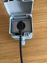 Presa per auto elettriche, Green 'Up, compatibile con modalità 1 e 2, 1 fase, 16A, 3,7kW, sistema di ricarica per auto elettriche [Classe di efficienza energetica B]