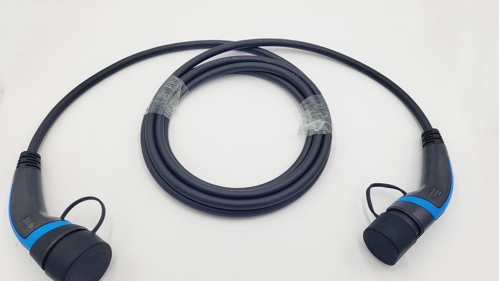 Cavi di ricarica Auto Elettrica   - Tipo 2 MONOFASE - Colore Blu - Lunghezza cavo: 5 metri