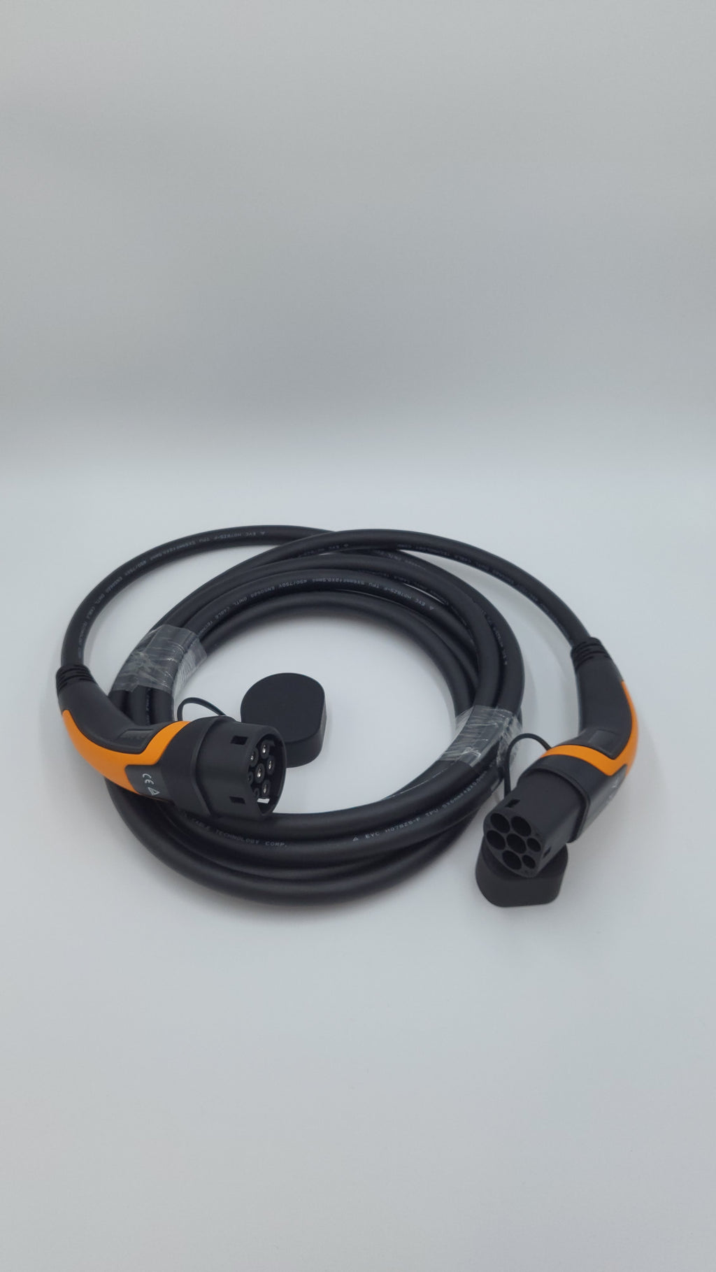 Cavi di ricarica Auto Elettrica  - Tipo 2 TRIFASE - Colore Arancione - Lunghezza cavo: 5 metri