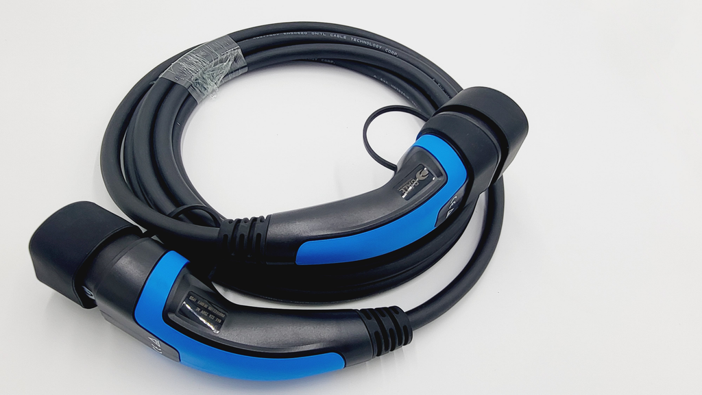 Cavi di ricarica Auto Elettrica   - Tipo 2 MONOFASE - Colore Blu - Lunghezza cavo: 5 metri