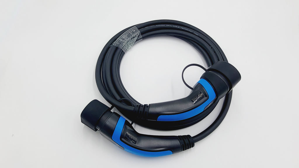 Cavi di ricarica Auto Elettrica   - Tipo 2 MONOFASE - Colore Blu - Lunghezza cavo: 5 metri