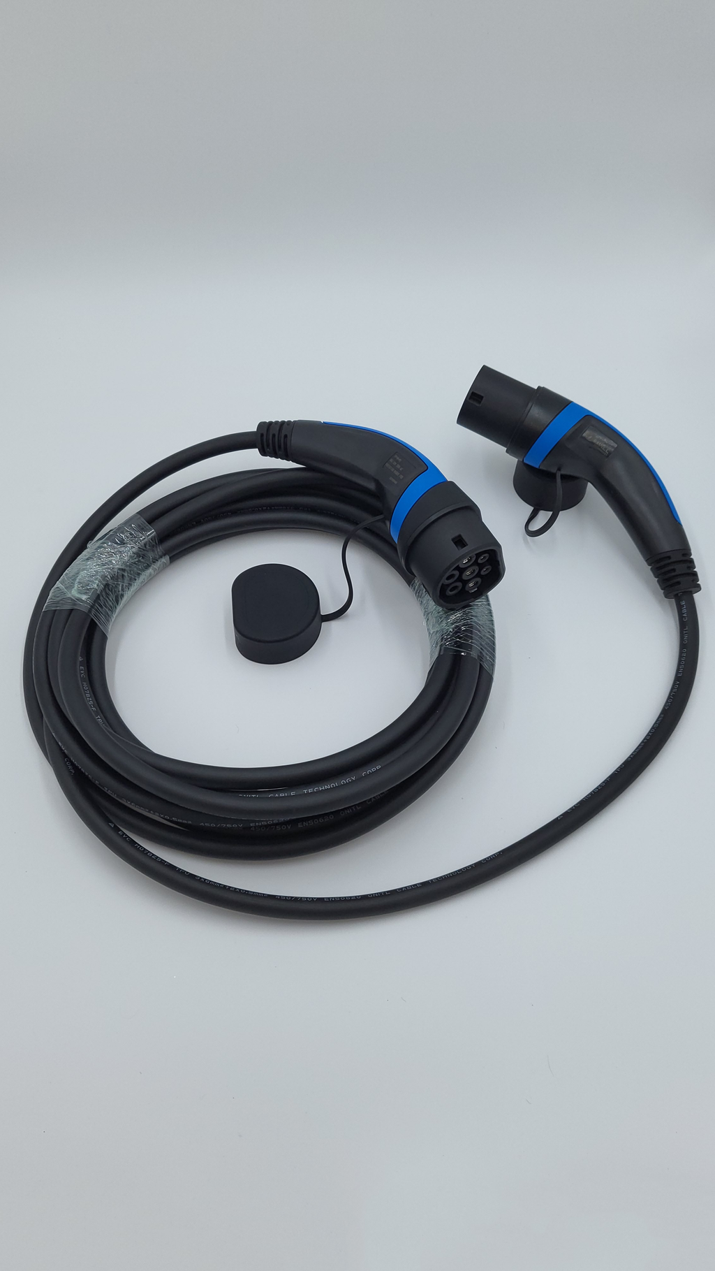 Cavi di ricarica Auto Elettrica   - Tipo 2 TRIFASE - Colore Blu - Lunghezza cavo: 8 metri