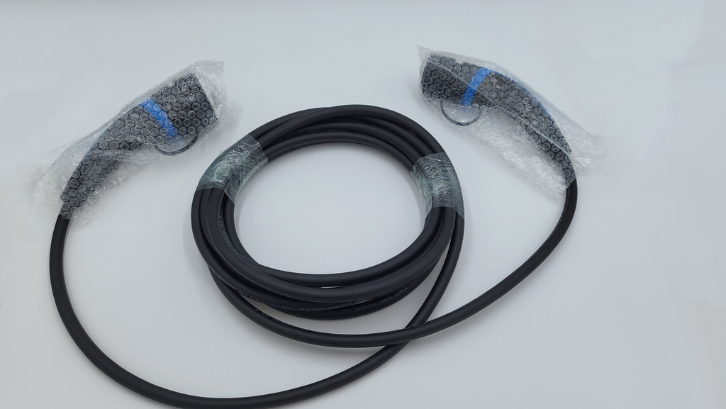 Cavi di ricarica Auto Elettrica   - Tipo 2 TRIFASE - Colore Blu - Lunghezza cavo: 8 metri