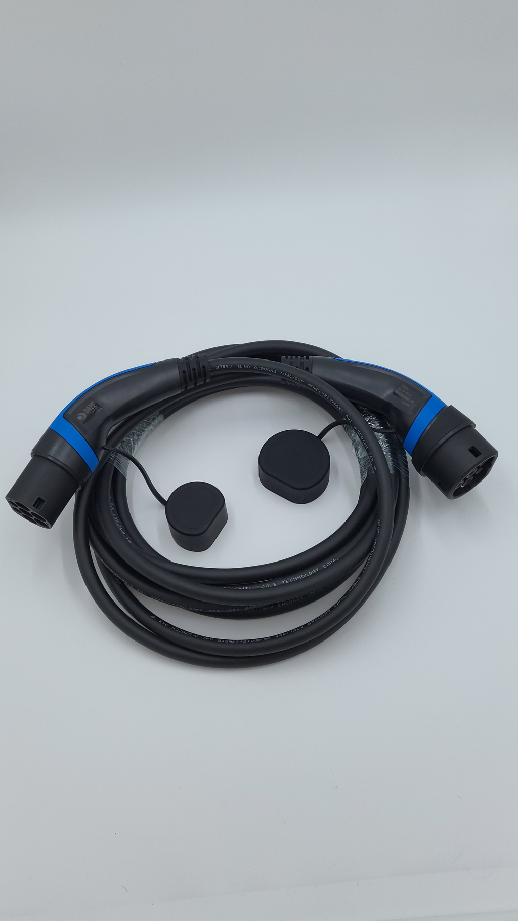 Cavi di ricarica Auto Elettrica   - Tipo 2 TRIFASE - Colore Blu - Lunghezza cavo: 8 metri