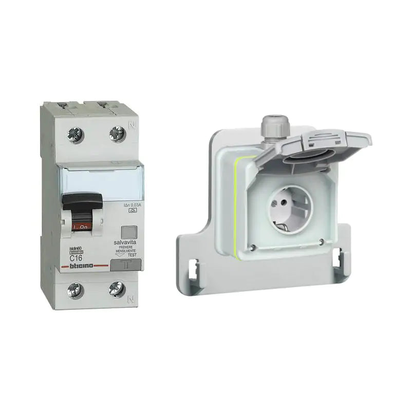 Presa per auto elettriche, Green 'Up, compatibile con modalità 1 e 2, 1 fase, 16A, 3,7kW, sistema di ricarica per auto elettriche [Classe di efficienza energetica B]