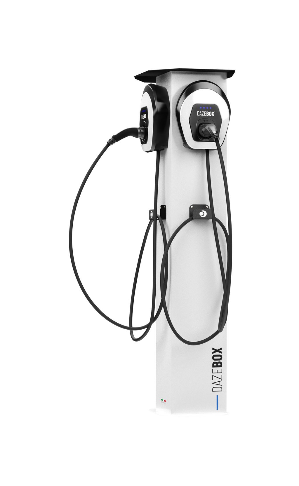 Supporti a terra di protezione Totem  per le colonnine di ricarica Marca DazeBox