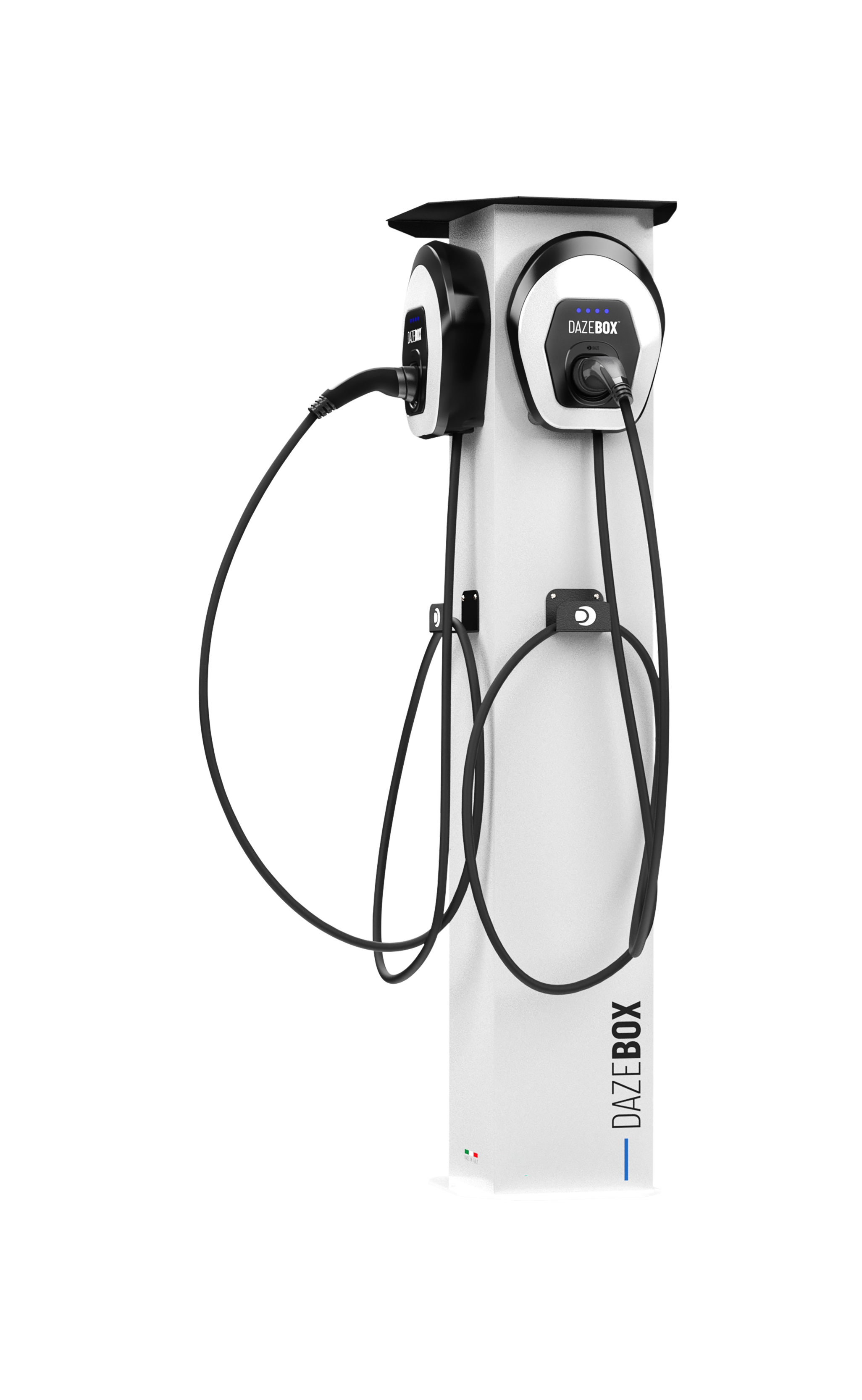 Supporti a terra di protezione Totem  per le colonnine di ricarica Marca DazeBox